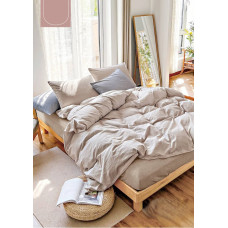 Постільна білизна Viluta Wash варена бавовна — геометрія 13 двоспальна