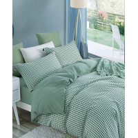 Постільна білизна Viluta Wash варена бавовна - геометрія 14 сімейна