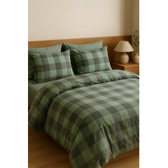 Постільна білизна Viluta Wash варена бавовна - геометрія 15 сімейна