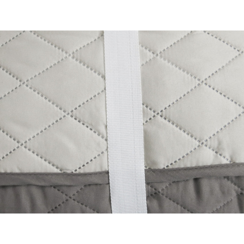 Покривало Decorator двостороннє - Листя 17-0808/13-0401 капучино/бежевий 210x215