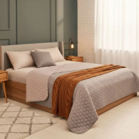 Покривало IDEIA - Silhouette бежеве двостороннє 220*240