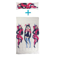 Набір ковдра з подушкою Руно - Наомі бязь всесезонне полуторне 140x205+50x140 см 300 гр/м2 (22828)