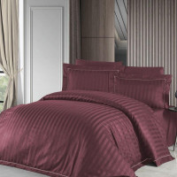 Постільна білизна First Choice сатин Dark Deluxe - Novel Line rose євро