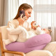 Подушка для годування IDEIA 60х70х16 - Диванчик трикотаж з карабіном пудра