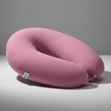 Подушка для вагітних і годування IDEIA SeiDesign 30x190 трикотаж з ґудзиком пудра