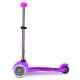 Самокат Micro серії Mini Deluxe Glow LED - Морозний рожевий