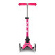Самокат MICRO складної серії Mini Deluxe Foldable LED – Рожевий