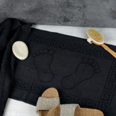 Рушник махровий для ніг Aisha Hotel — Ніжки чорний 50x70 (650 г/м2)