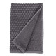 Рушник махровий Aisha жакард — Ромб темно-сірий 40*60 (410 г/м2)