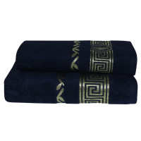 Рушник Parisa — J-022 Caesar темно-синій 50*90 (430 г/м2)
