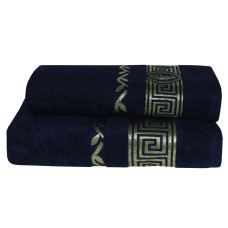 Рушник Parisa — J-022 Caesar темно-синій 70*140 (430 г/м2)