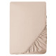 Простирадло трикотажне еластичне на резинці IDEIA - 180/200х200х35 см бавовна Бежевий