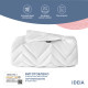 Ковдра IDEIA - Nordic Comfort полегшена біла 140*210 полуторна (150)