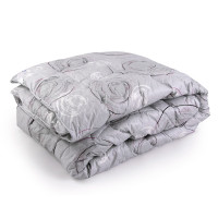 Ковдра Руно - Light beige вовняна тік 155х210 полуторна тепла 450 гр/м2 (28708)