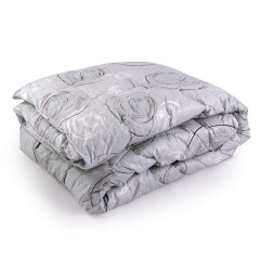 Ковдра Руно - Light beige вовняна тік 140х205 полуторна тепла 450 гр/м2 (28709)