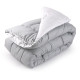 Ковдра Руно - Grey White 200х220 євро тепла 400 гр/м2 (27097)