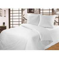 Комплект постільної білизни Viluta ранфорс - Білий полуторний