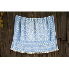 Покривало Barine - Kilim Throw Blue 130*170 блакитний