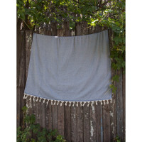 Покривало Barine - Stream Throw Denim 135*180 синій